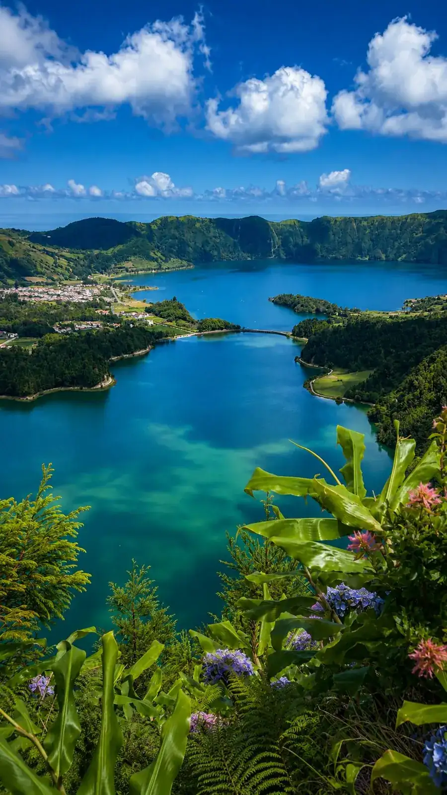 Sete Cidades lakes on São Miguel island